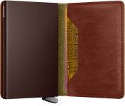 Premium Slimwallet+ basco - Whiskey Secrid