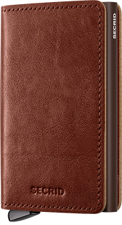 Premium Slimwallet+ basco - Whiskey Secrid