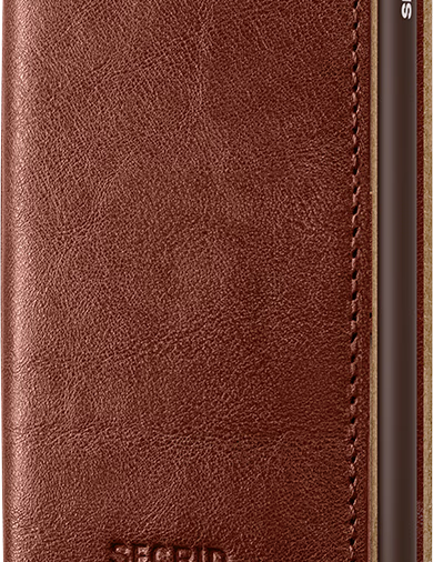 Premium Slimwallet+ basco - Whiskey Secrid