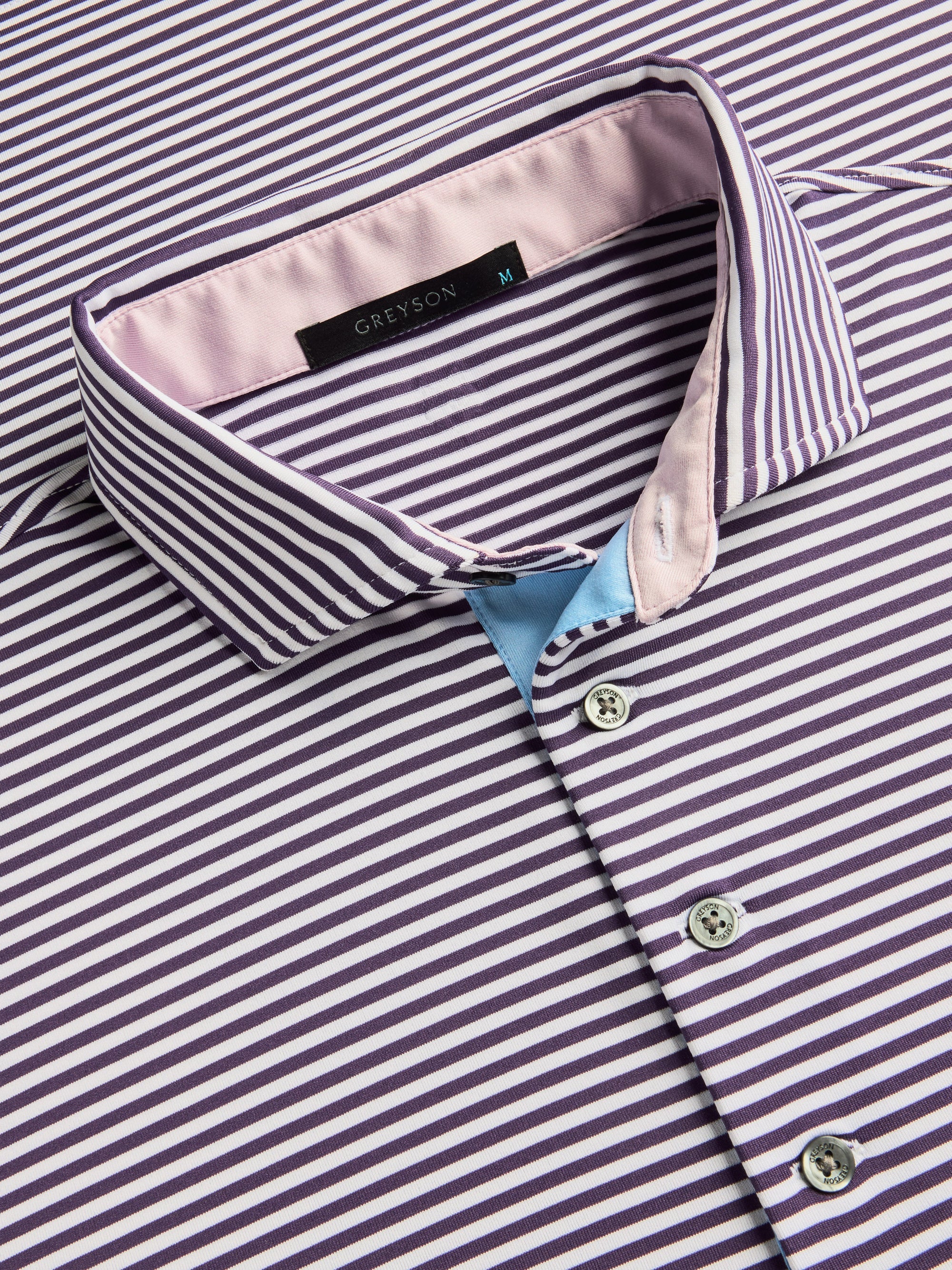 Quogue Short Sleeve Polo Arctic Nightshade Greyson Clothiers