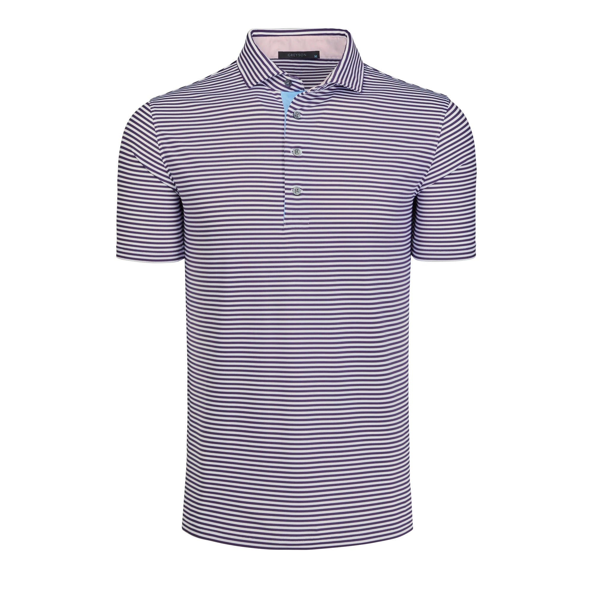 Quogue Short Sleeve Polo Arctic Nightshade Greyson Clothiers