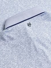 Range Short Sleeve Polo Arctic Greyson Clothiers Back Collar Detail