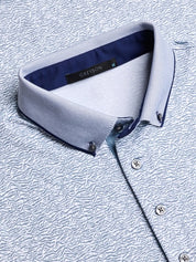Range Short Sleeve Polo Arctic Greyson Clothiers Collar Detail