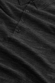 Raymond Long Sleeve Polo in Black from NN. 07 Fabric Close