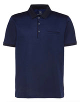 Navy Dressy Polo  | Montechiaro