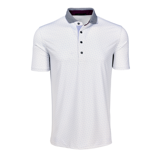Rogue River Short Sleeve Polo - Arctic  | Greyson Clothiers