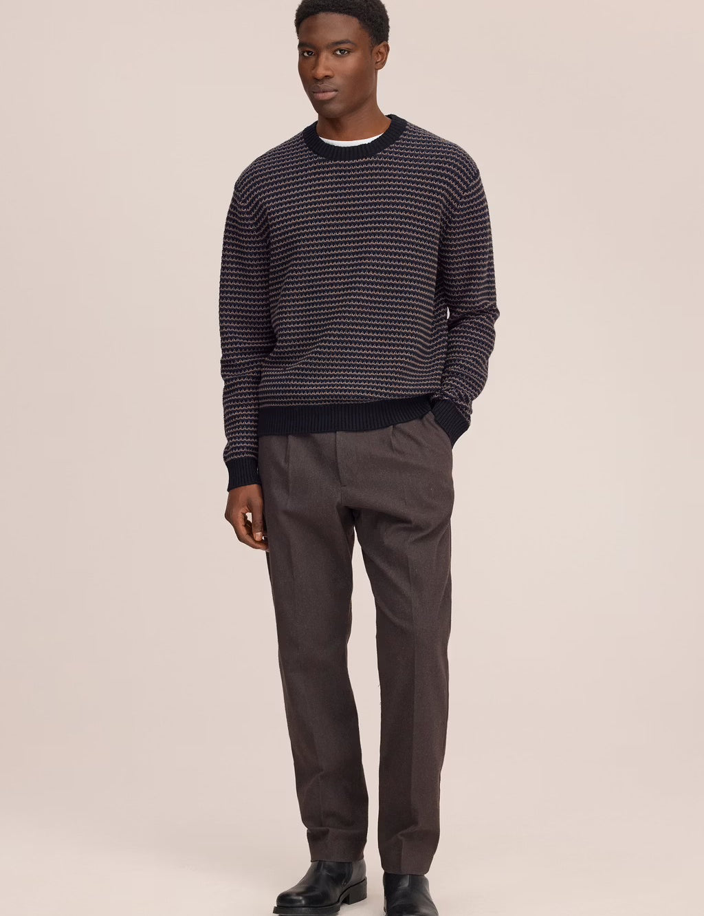 Russel Texture Stitch Sweater NN.07 
