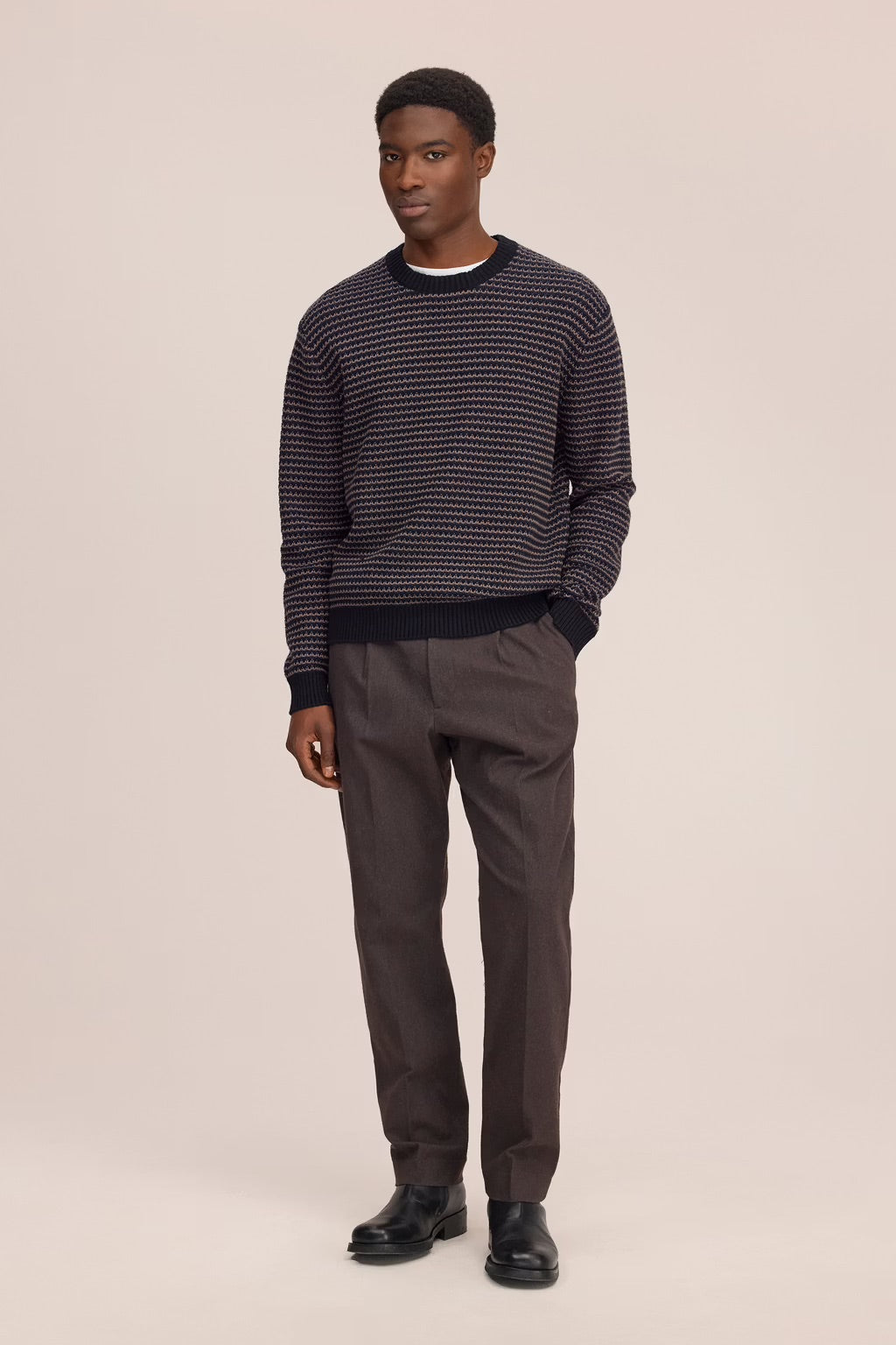 Russel Texture Stitch Sweater NN.07 