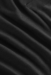 Ryan Knitted Linen Blend Polo Black NN.07