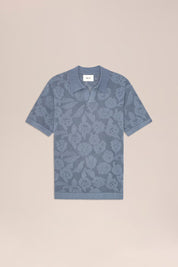 Ryan Organic cotton Polo - Stone Blue NN.07