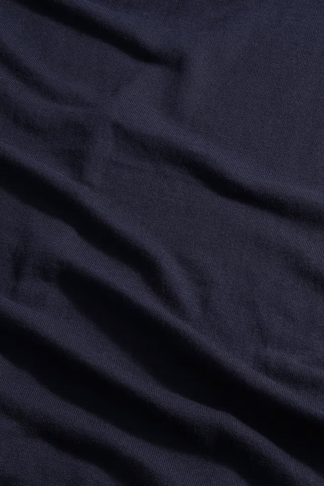 Ryan Knitted Linen Blend Polo - Navy | NN.07