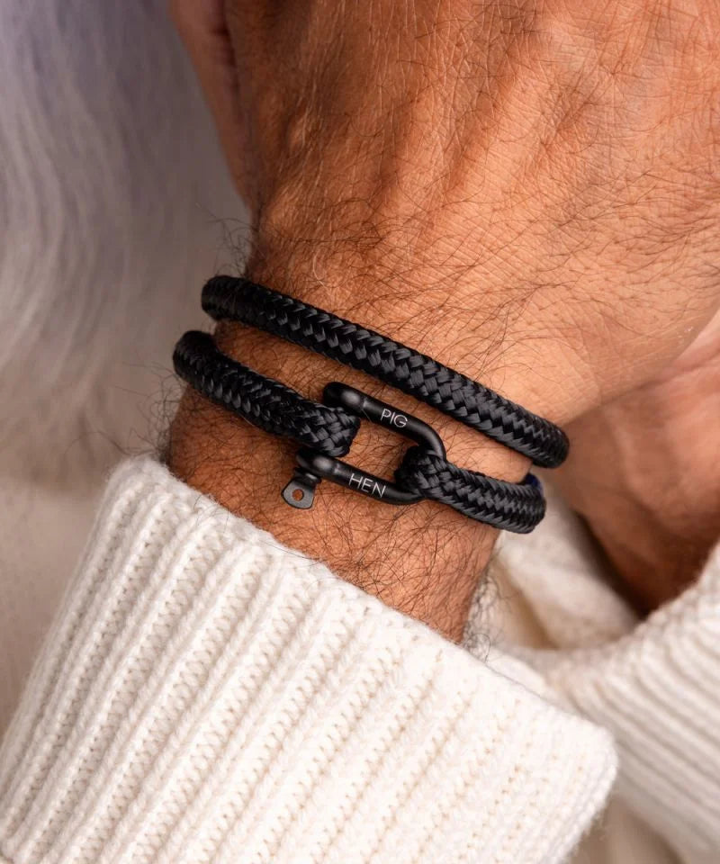 Pig and hen bracelet sale store