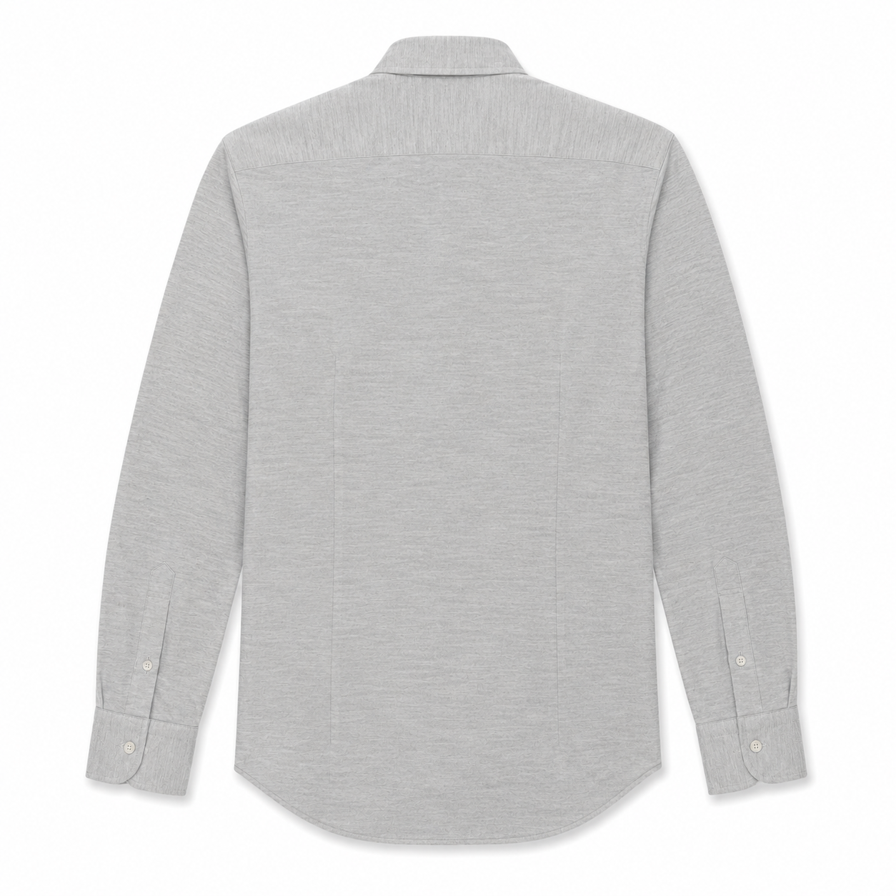 Sannino Lt Grey Cotton Dress Shirt 