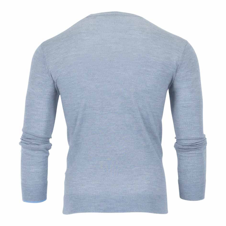 Saratoga Crewneck Sweater Lt Grey Greyson Clothiers 