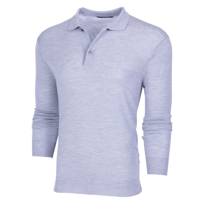 Saratoga Long Sleeve Polo Sweater Greyson Clothiers 