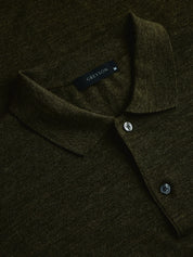 Saratoga Long Sleeve Sweater Polo Midnight Camp Greyson Clothiers