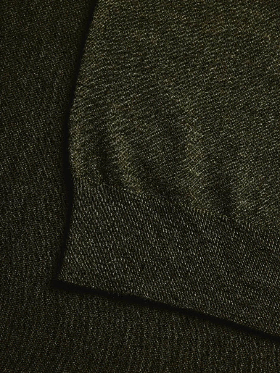 Saratoga Long Sleeve Sweater Polo Midnight Camp Greyson Clothiers