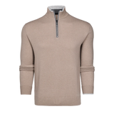 Sebonack Quarter-Zip Sweater - Cobblestone | Greyson Clothiers
