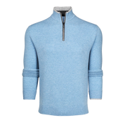 Sebonack Quarter-Zip Sweater Wolf Blue Greyson Clothiers front