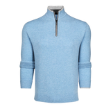Sebonack Quarter-Zip Sweater - Wolf Blue | Greyson Clothiers