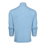 Sebonack Quarter-Zip Sweater Wolf Blue Greyson Clothiers back