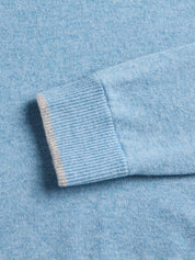 Sebonack Quarter-Zip Sweater Wolf Blue Greyson Clothiers cuff