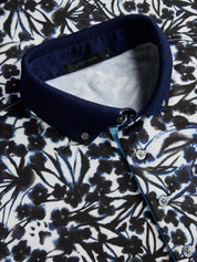 Shadow Bloom Short Sleeve Polo Arctic Greyson Clothiers