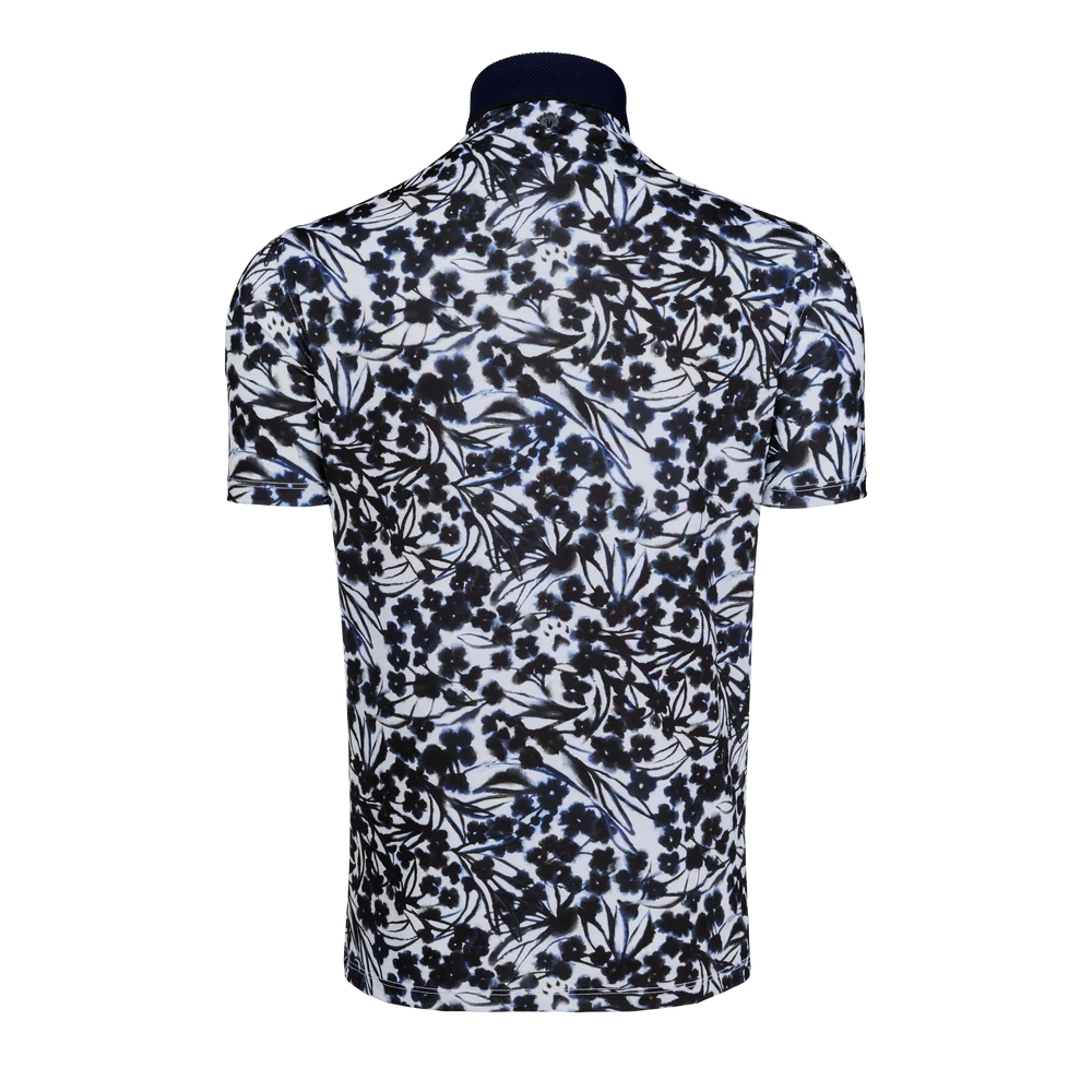 Shadow Bloom Short Sleeve Polo Arctic Greyson Clothiers