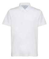 Short Sleeve Button Polo - White | Lorenzoni