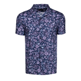 Silver Fang Lincoln Camp Collar Shirt - Maltese Blue | Greyson Clothiers