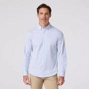 Sky Blue Solid Ellis Oxford Dress Shirt Mizzen+Main