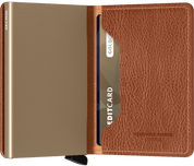 Slimwallet Vegetable Tanned Caramello Sand Secrid Wallets Cardholder