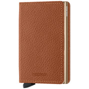 Slimwallet Vegetable Tanned Caramello Sand Secrid Wallets Front