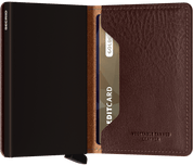 Slimwallet Vegetable Tanned Espresso Brown Secrid Wallets Cardholder