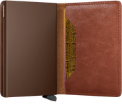 Slimwallet Vintage Cognac Brown Secrid Wallets Cardholder