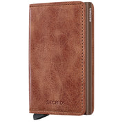 Slimwallet Vintage Cognac Brown Secrid Wallets Front