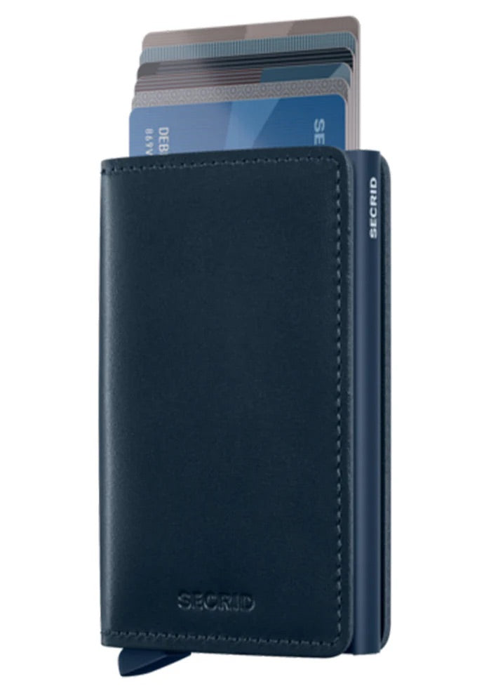 Slimwallet original Navy Secrid 