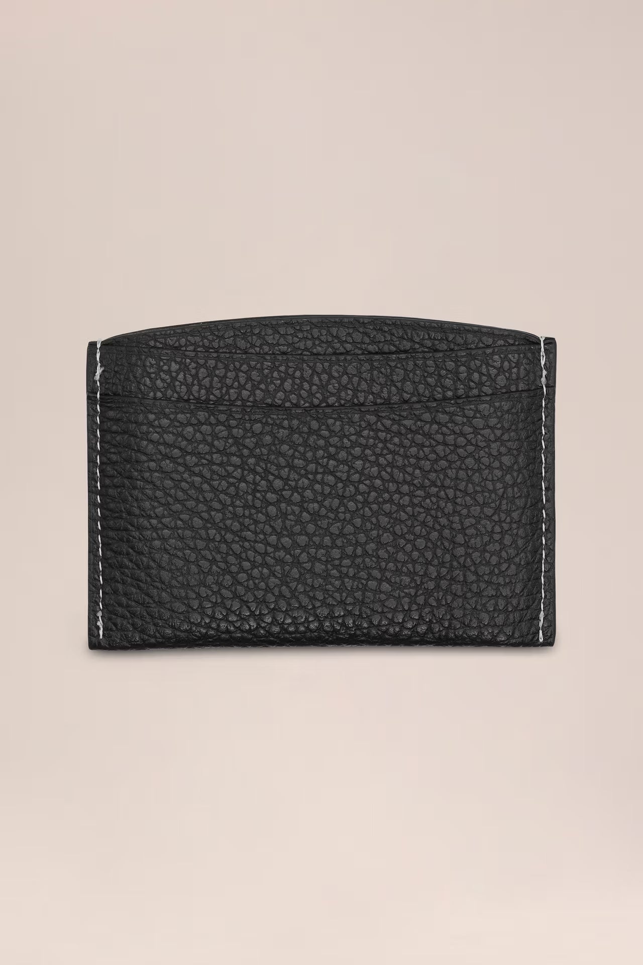Soft Grain Leather Cardholder Black NN. 07