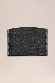 Soft Grain Leather Cardholder Black NN. 07