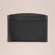Soft Grain Leather Cardholder Black NN. 07