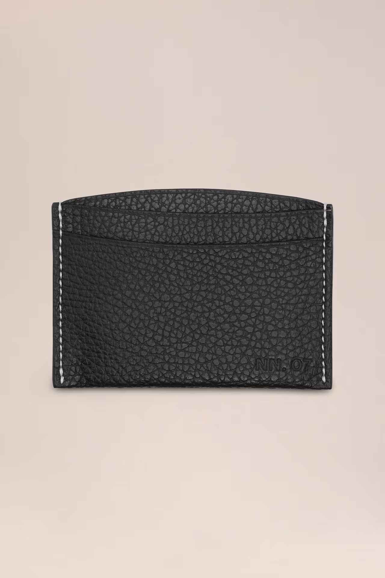 Soft Grain Leather Cardholder Black NN. 07