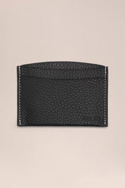 Soft Grain Leather Cardholder Black NN. 07