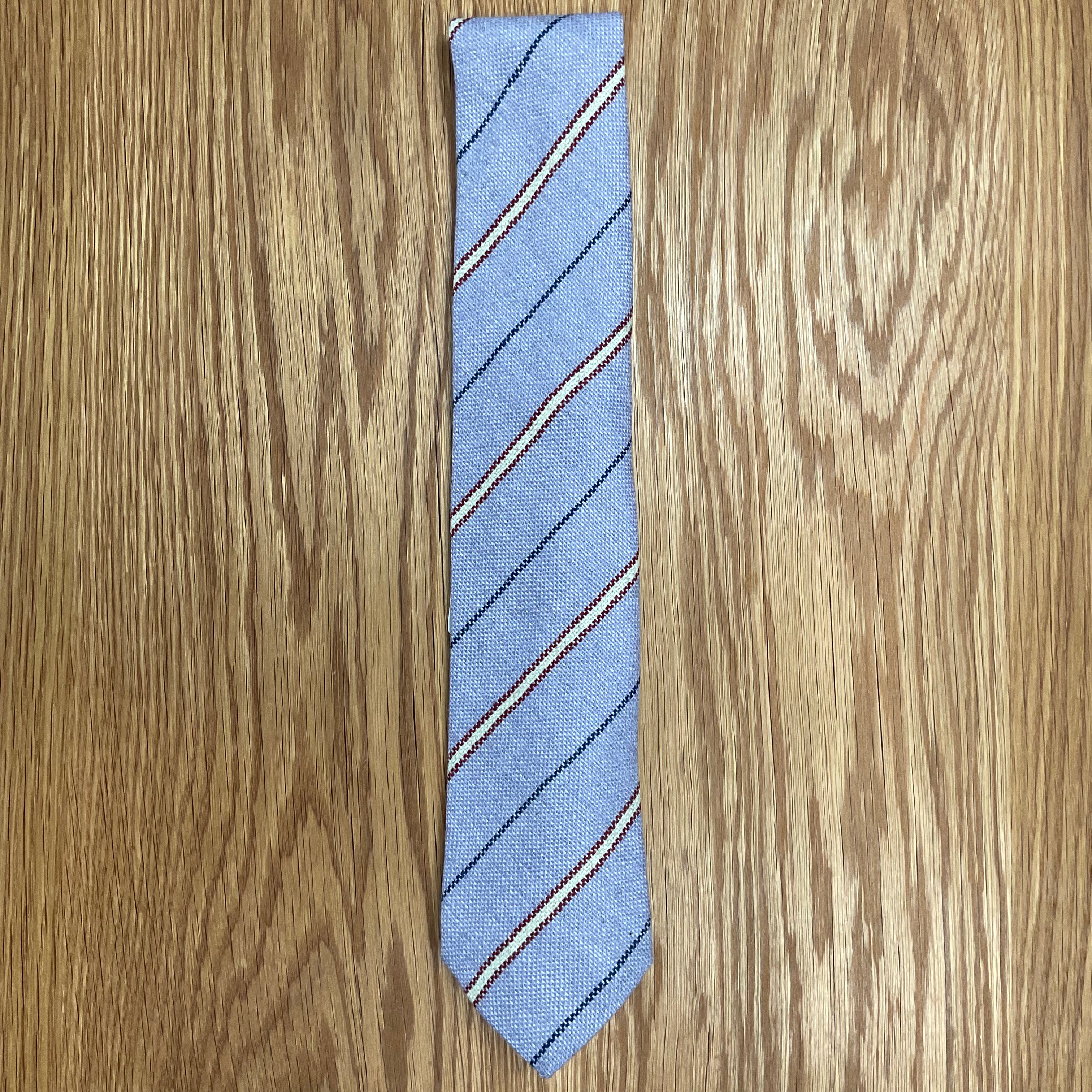 Soft Purple Stripe Cashmere Tie Q. Contrary