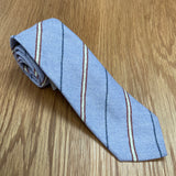 Soft Purple Stripe Cashmere Tie | Q. Contrary