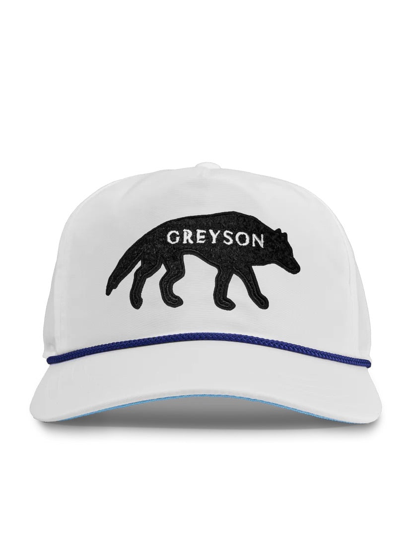 Greyson Stalking Wolf Rope Hat - Arctic | Greyson Clothiers
