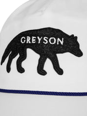 Greyson Stalking Wolf Rope Hat - Arctic | Greyson Clothiers
