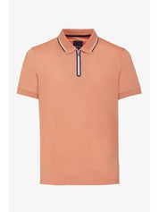 Tangerine Sporty Zip Polo Impulso 