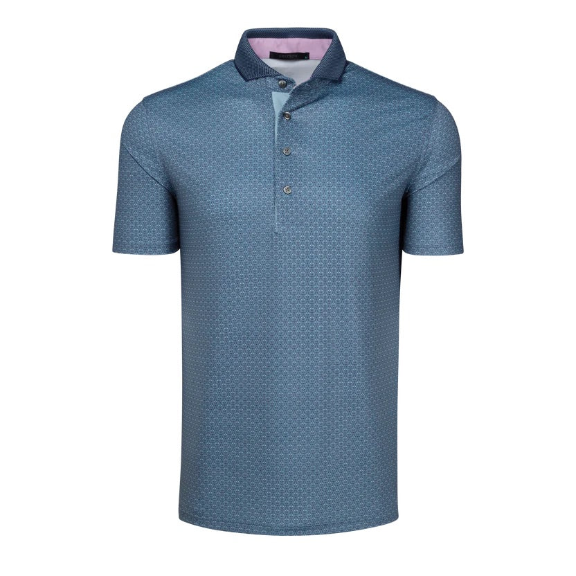Targhee Short Sleeve Polo Vintage Indigo  by Greyson Clothiers
