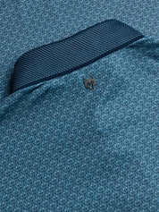Targhee Short Sleeve Polo Maltese Greyson Clothiers Back Collar Detail