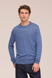 Ted Crew Neck Sweater Stone Blue NN.07